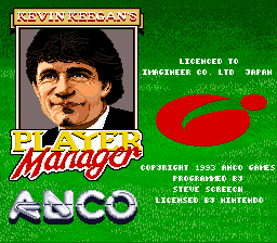 Kevin Keegan's Player Manager